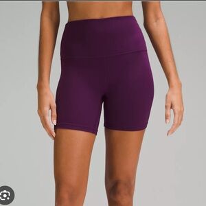 LULULEMON align shorts -dramatic magenta